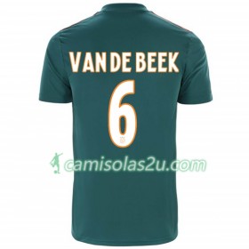 Camisolas de Futebol AFC Ajax Donny van de Beek 21 Equipamento Alternativa 2019/20 Manga Curta